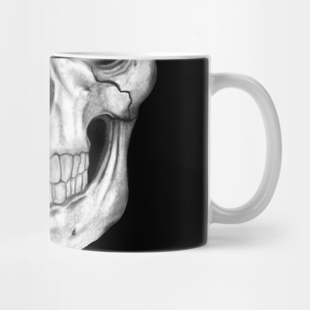 Skull jawbone by TeawithAlice